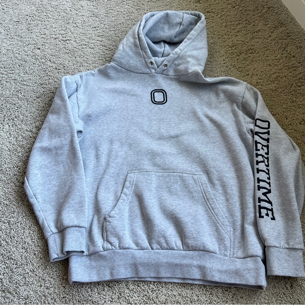 Overtime Gray Men's Hoodie